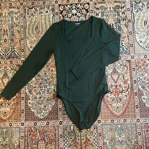 Old Navy Forest Green Bodysuit